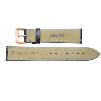 ZLIMSN Ure med Ægte Læder Watchbands Armbånd, Bælte Egnet til Tissot 18mm 20mm 22mm ur band Metal Pin Spænde
