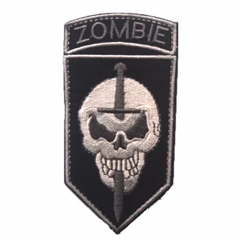 Zombie Hunter killer team taktik til at beskæftige sig med epidemien broderi den taktiske militære patches badges KROG/LOOP 10*5CM