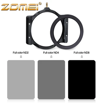 Zomei 150*100mm ND ND2 ND4, må ikke overstige ND8 ND16 Neutral Density-pladsen filterholder 16 stykker tilfælde adapter ring 67 mm 72 mm 77mm 82mm