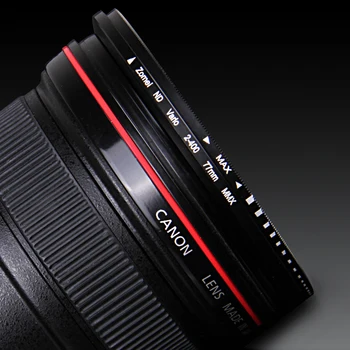 ZOMEI 49mm 52mm 55mm 58mm 62mm 67 mm 72 mm 77mm 82mm Variabel Fader ND Filter Neutral Density ND2-400 Linse Filter til Canon Nikon