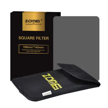 Zomei Pladsen filter 150*100 mm Komplet&Uddannet ND2 4 8 16 Neutral Density ND filter indehaver+67/72/77/82/86mm adapter