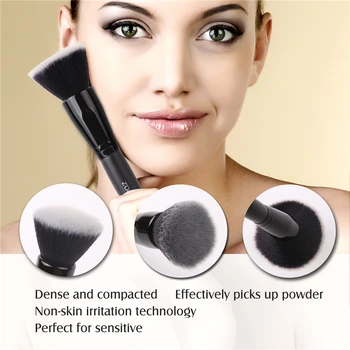 Zoreya Mærke 15pcs Sort Makeup Pensler Sæt Eyeshadow Powder Foundation Makeup Brush Kit 2017 Ny Ankomme Makeup-Værktøjer