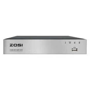 ZOSI 8 Kanal TVI 4-I-1 optager 720P Sikkerhed 8CH CCTV DVR Mini Hybrid HDMI DVR Understøtter Analog/AHD/TVI/CVI Kamera