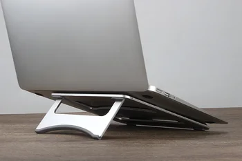 ZVRUA Bærbare computer Stå Bærbare Tablet-Holder Aluminium Bærbar Står For MacBook Air, Mac Book Pro 120 Grader Tablet Mount Soporte
