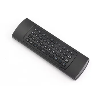 [Ægte] 2,4 GHz MX3 Trådløse Tastatur 3 in1 Air Mouse QWERTY GYRO Sensor Remote IR Læring med stemme micphone til Android TV