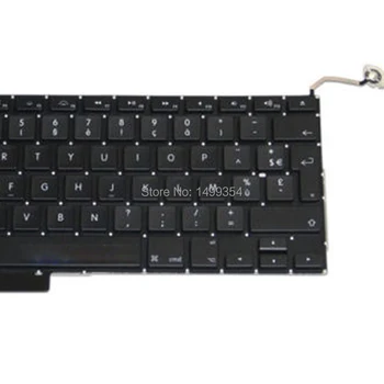 Ægte A1286 fransk Tastatur Med Baggrundslys Til Apple Macbook Pro 15