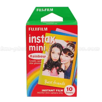Ægte Fuji Fujifilm Instax Mini 7s Instant Kamera og Kamera, der er Indstillet med Rainbow Mini-Film, Selfie Linse, Farve Filtre og Fald