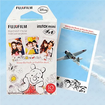 Ægte Fujifilm Fuji Instax Mini 9 Film Peter Plys 10 Ark 9 8 7 90 25 dw 50i 50'erne Dele SP 1 SP-2 Instant Kamera