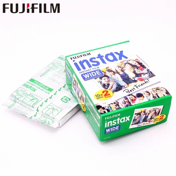 Ægte Fujifilm Instax Bred Film, Hvid 20 Ark til Fuji Instant Foto papir Kamera 300/200/210/100/500AF
