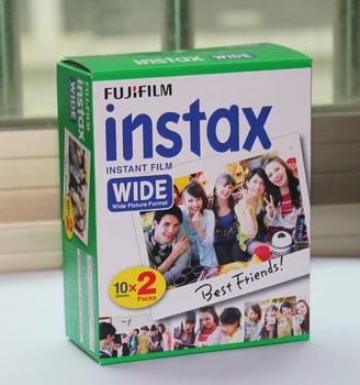 Ægte Fujifilm Instax Instant Bred Filmen Hvid 60 Ark Til Fuji Instax Instant Foto Kamera 300 / 200 / 210 / 100 / 500AF