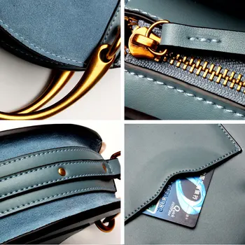 ægte læder kvinder crossbody tasker kendte mærker designer damer håndtasker i høj kvalitet, til damer skulder messenger tasker