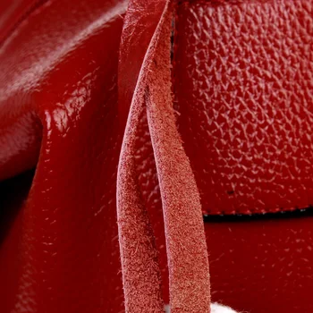 Ægte læder kvinder taske 2018 mode vintage håndtaske stor kapacitet messenger taske koskind kvinders ene skulder A20