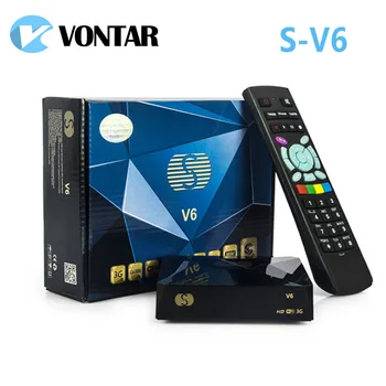 [Ægte] S-V6 Mini HD Satellit Modtager V6 Støtte CCCAMD Newcamd xtream iptv NOVA Hjul TV youtube USB-Wifi 3G-Biss-Tasten