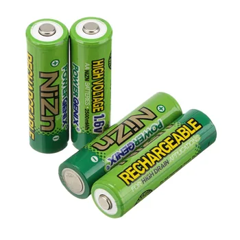 Økonomisk 10 STK 2500 mwh 1,6 V AA 2 EN Ni-Zn Genopladeligt Batteri