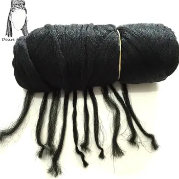 Ønske om hår 14bundles 70g pr bundt Brasilianske uld hår lav temprature flammehæmmende fibre for at flette
